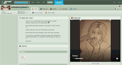 Desktop Screenshot of animeinmyheart.deviantart.com