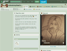 Tablet Screenshot of animeinmyheart.deviantart.com