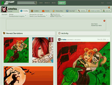 Tablet Screenshot of amelea.deviantart.com