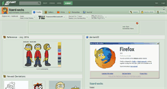 Desktop Screenshot of lizard-socks.deviantart.com