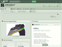 Tablet Screenshot of joebreakdancer.deviantart.com