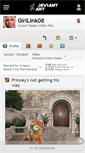 Mobile Screenshot of girllink08.deviantart.com
