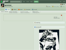 Tablet Screenshot of gunezzue.deviantart.com