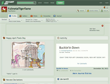 Tablet Screenshot of fullmetaltigerflame.deviantart.com