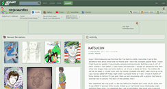 Desktop Screenshot of ninja-saursrex.deviantart.com