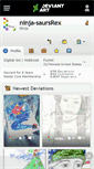 Mobile Screenshot of ninja-saursrex.deviantart.com