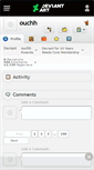 Mobile Screenshot of ouchh.deviantart.com