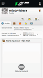 Mobile Screenshot of miladyhiakara.deviantart.com