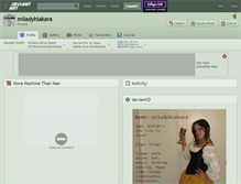 Tablet Screenshot of miladyhiakara.deviantart.com