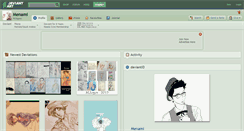 Desktop Screenshot of menami.deviantart.com