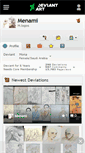 Mobile Screenshot of menami.deviantart.com