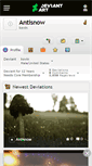 Mobile Screenshot of antisnow.deviantart.com