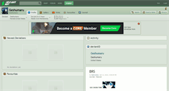 Desktop Screenshot of geshumaru.deviantart.com