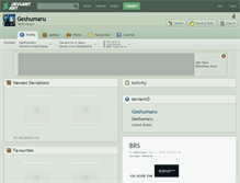 Tablet Screenshot of geshumaru.deviantart.com