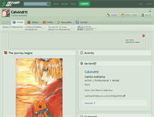 Tablet Screenshot of cahandrtt.deviantart.com