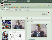 Tablet Screenshot of joevenezuela.deviantart.com