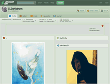 Tablet Screenshot of cldahlstrom.deviantart.com