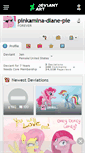 Mobile Screenshot of pinkamina-diane-pie.deviantart.com