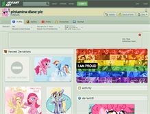 Tablet Screenshot of pinkamina-diane-pie.deviantart.com