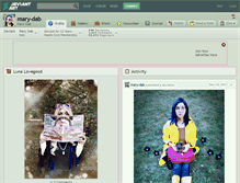 Tablet Screenshot of mary-dab.deviantart.com