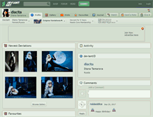 Tablet Screenshot of diacita.deviantart.com