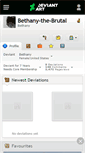 Mobile Screenshot of bethany-the-brutal.deviantart.com