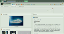 Desktop Screenshot of magentaworld.deviantart.com