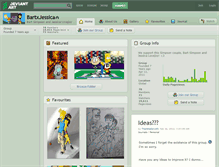 Tablet Screenshot of bartxjessica.deviantart.com