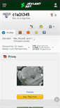 Mobile Screenshot of c1a2t345.deviantart.com