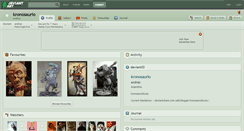 Desktop Screenshot of kronosaurio.deviantart.com