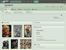 Tablet Screenshot of kronosaurio.deviantart.com