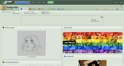 Desktop Screenshot of emilylurish.deviantart.com