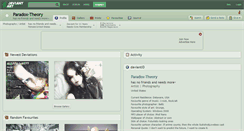 Desktop Screenshot of paradox-theory.deviantart.com