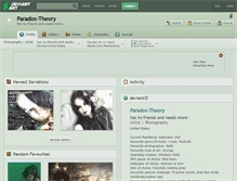 Tablet Screenshot of paradox-theory.deviantart.com