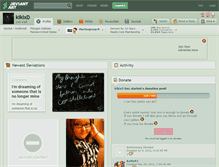 Tablet Screenshot of kikixd.deviantart.com