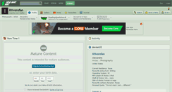 Desktop Screenshot of khvorefan.deviantart.com