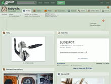 Tablet Screenshot of kinky-696.deviantart.com