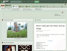 Tablet Screenshot of king-ice.deviantart.com