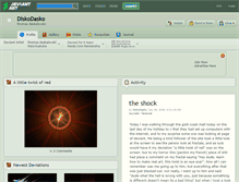 Tablet Screenshot of diskodasko.deviantart.com