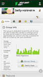 Mobile Screenshot of belly-vorever.deviantart.com