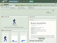 Tablet Screenshot of furansu.deviantart.com