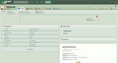 Desktop Screenshot of kittydude.deviantart.com