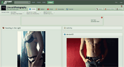 Desktop Screenshot of live-artphotography.deviantart.com