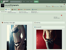 Tablet Screenshot of live-artphotography.deviantart.com