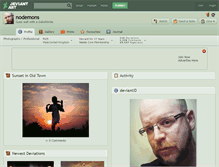 Tablet Screenshot of nodemons.deviantart.com