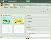 Tablet Screenshot of hodaya.deviantart.com