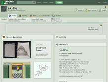 Tablet Screenshot of jnk1296.deviantart.com
