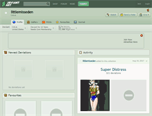Tablet Screenshot of littlemisseden.deviantart.com