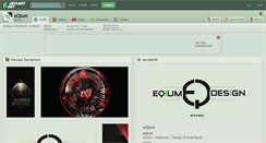 Desktop Screenshot of eqium.deviantart.com