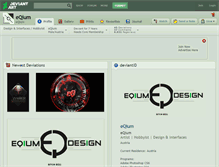 Tablet Screenshot of eqium.deviantart.com